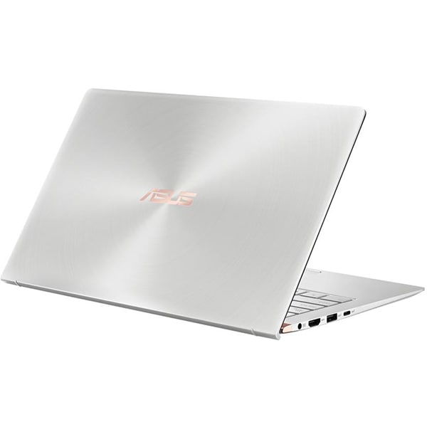 Laptop ASUS ZenBook 14 UX433FA-A5047T, Intel Core i5-8265U pana la 3.9GHz, 14" Full HD, 8GB, SSD 256GB, Intel UHD Graphics 620, Windows 10 Home, Icicle Silver Metal