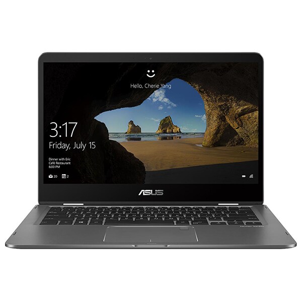 Laptop 2 in 1 ASUS ZenBook Flip 14 UX461FN-E1022T, Intel® Core™ i7-8565U pana la 4.6GHz, 14" Full HD, 16GB, SSD 512GB, NVIDIA GeForce MX150 2GB, Windows 10 Home, Slate Grey
