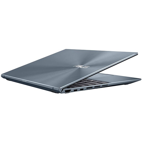 Laptop ASUS Zenbook 14X OLED UX5401EA-KU153X, Intel Core i7-1165G7 pana la 4.7GHz, 14" 4K, 16GB, SSD 1TB, Intel Iris Xe Graphics, Windows 11 Pro, Pine Grey