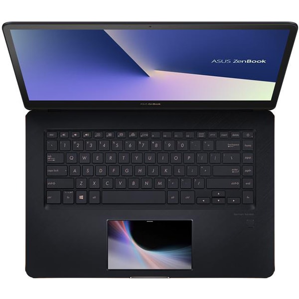 Laptop ASUS ZenBook Pro 15 UX580GE-E2056R, Intel Core i9-8950HK pana la 4.8GHz, 15.6" UHD, 16GB, SSD 512GB, NVIDIA GeForce GTX 1050 Ti 4GB, Windows 10 Pro, Deep Dive Blue