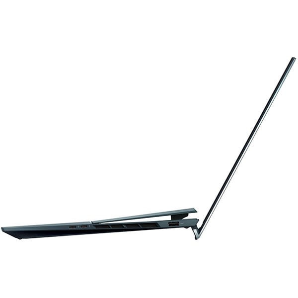 Laptop ASUS ZenBook Pro Duo OLED UX582ZW-H2021X, Intel Core i7-12700H pana la 4.7GHz, 15.6" 4K UHD Touch, 32GB, SSD 1TB, NVIDIA GeForce RTX 3070 Ti 8GB, Windows 11 Pro, Celestial Blue