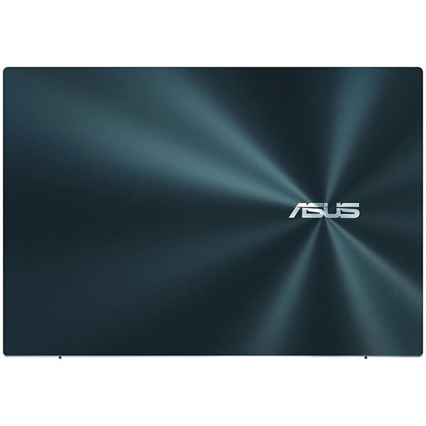 Laptop ASUS ZenBook Pro Duo OLED UX582ZW-H2021X, Intel Core i7-12700H pana la 4.7GHz, 15.6" 4K UHD Touch, 32GB, SSD 1TB, NVIDIA GeForce RTX 3070 Ti 8GB, Windows 11 Pro, Celestial Blue