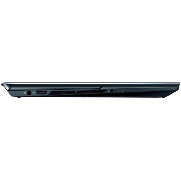Laptop ASUS ZenBook Pro Duo OLED UX582ZW-H2021X, Intel Core i7-12700H pana la 4.7GHz, 15.6" 4K UHD Touch, 32GB, SSD 1TB, NVIDIA GeForce RTX 3070 Ti 8GB, Windows 11 Pro, Celestial Blue