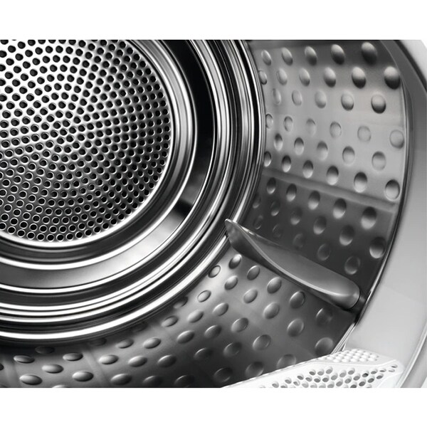 Uscator de rufe AEG T8DBC49S, AbsoluteCare, Pompa de caldura, 9kg, 10 programe, Clasa A++, alb 