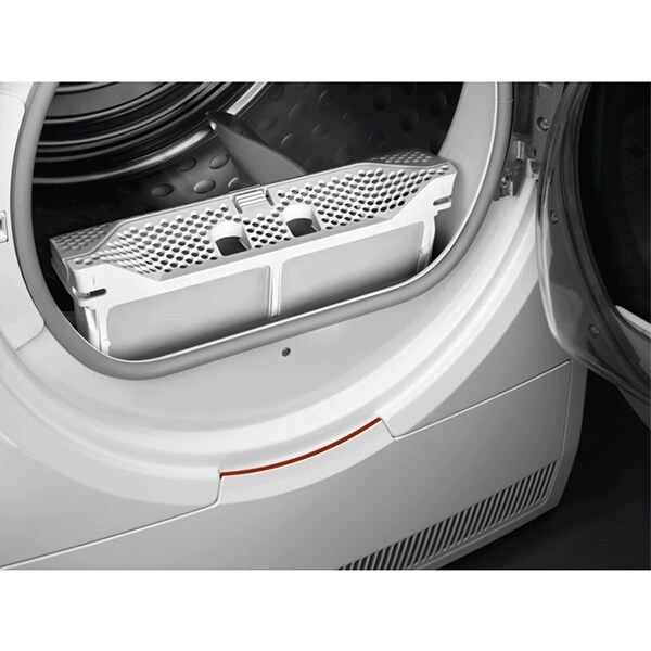 Uscator de rufe AEG T8DBE48S, Motor Inverter, Pompa de caldura, 8kg, 10 programe, Clasa A++, alb
