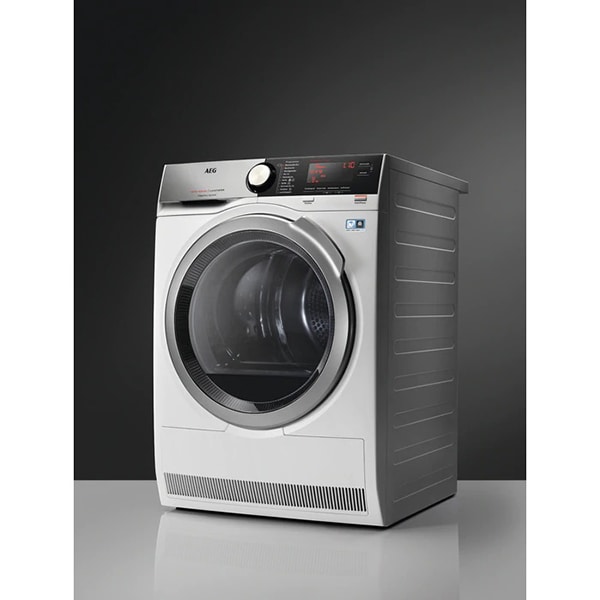Uscator de rufe AEG T9DBC68S, 3DScan, Pompa de caldura, 8kg, 10 programe, Clasa A+++, alb