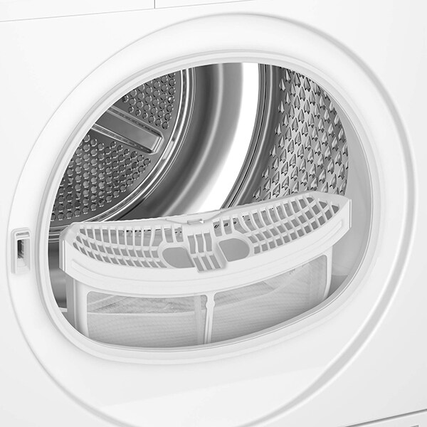 Uscator de rufe BEKO DPS7405GXB2, Pompa de caldura, 7kg, 15 Programe, Clasa A++, alb