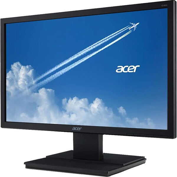 Monitor LED TN ACER V246HL, 24", Full HD, 60 Hz, negru