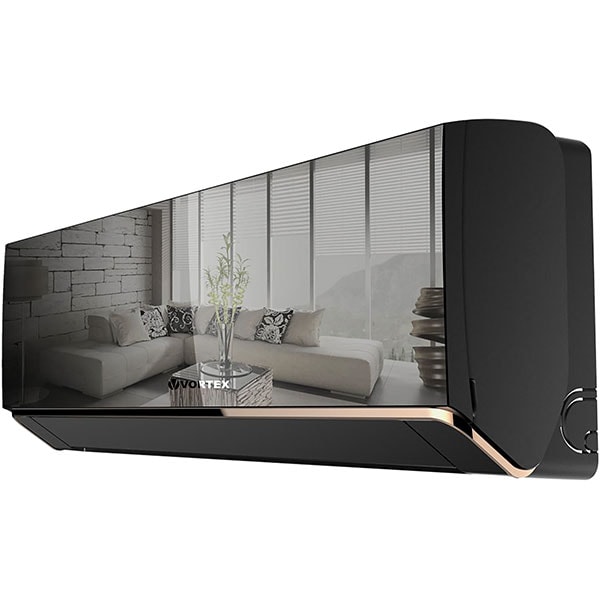 Aer conditionat VORTEX VAI1221HEW, 12000 BTU, A++/A+, Wi-Fi, kit instalare inclus, negru-oglinda
