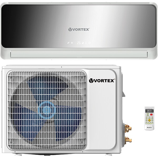 Aer conditionat VORTEX VAI1222FJMRW, 12000 BTU, A++/A+, Functie Incalzire, Inverter, Wi-Fi, kit instalare inclus, argintiu