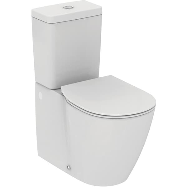 Vas WC IDEAL STANDARD Connect E803701, montaj pe pardoseala, evacuare orizontala, alb