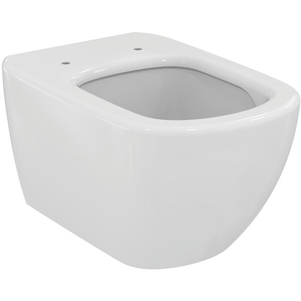 Vas WC IDEAL STANDARD Tesi T0079V1, montaj suspendat, evacuare orizontala, alb