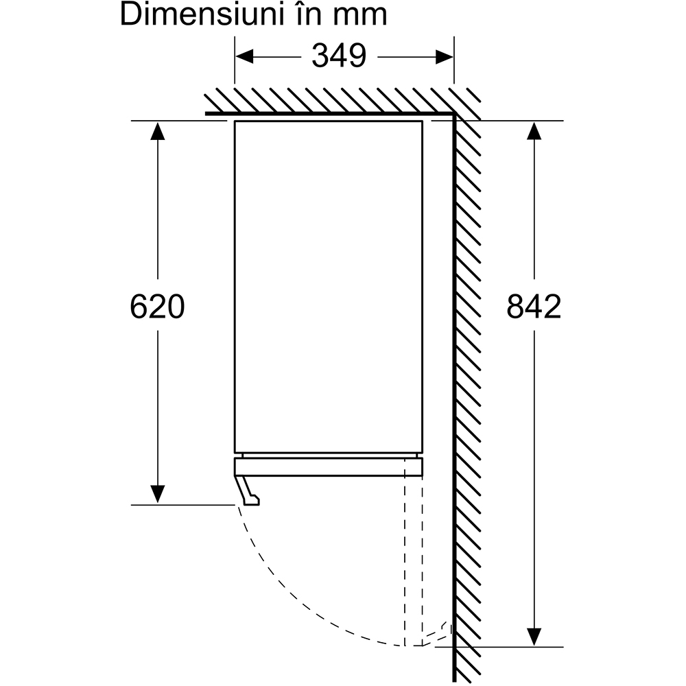 Racitor de vinuri incorporabil BOSCH KUW20VHF0, 21 sticle, H 82 cm, Clasa F
