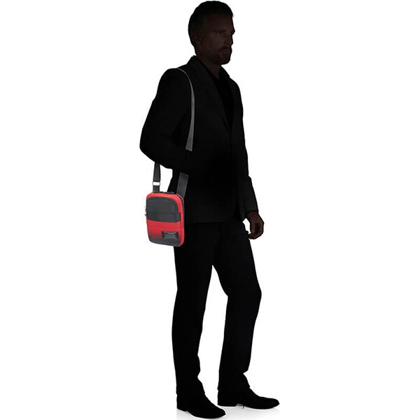 Geanta de umar SAMSONITE CityVibe 2.0 Crossover S 8", rosu-negru