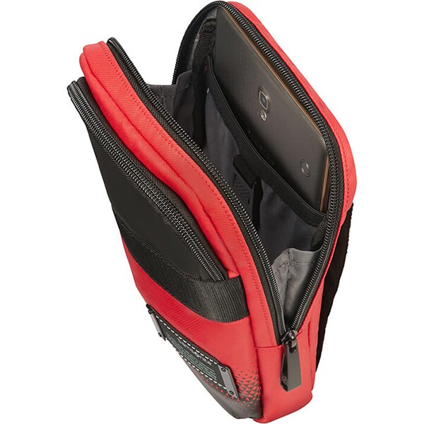 Geanta de umar SAMSONITE CityVibe 2.0 Crossover S 8", rosu-negru