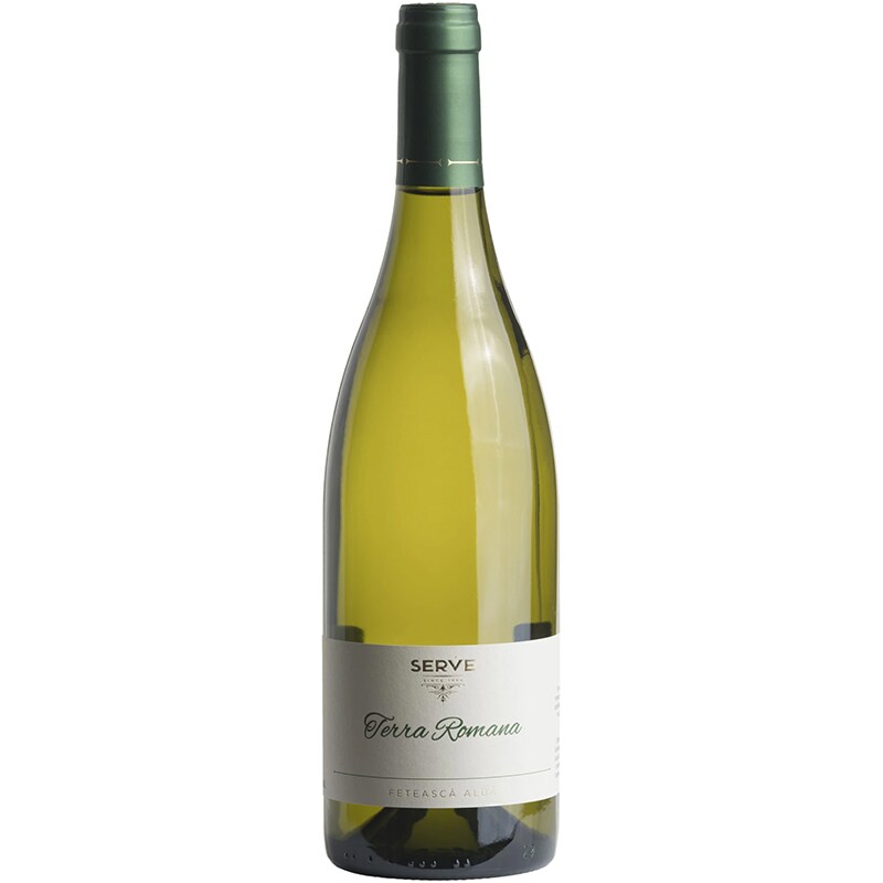 Vin alb sec Crama Serve Terra Romana Feteasca Alba 2019, 0.75L