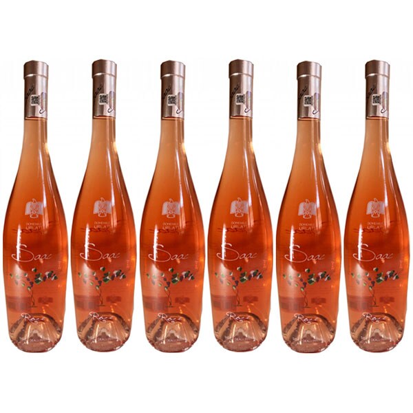 Vin rose sec Domeniile Urlati Saac 2020, 0.75L, bax 6 sticle