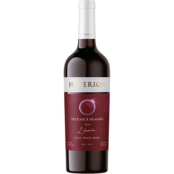 Vin rosu sec The Iconic Estate Hyperion Exclusive Feteasca Neagra, 0.75L