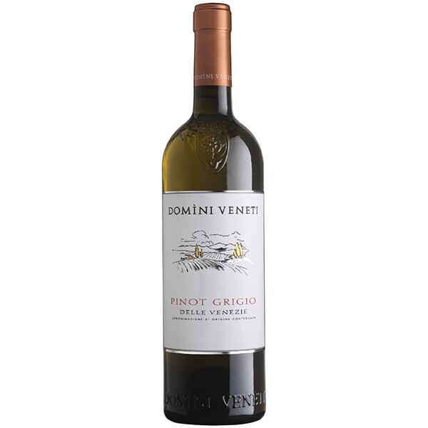 Vin alb sec Domini Veneti Pinot Grigio Delle Venezie DOC, 0.75L