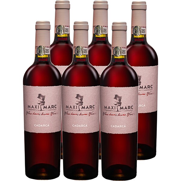 Vin rosu sec Crama MaxiMarc Cadarca 2019, 0.75L, bax 6 sticle