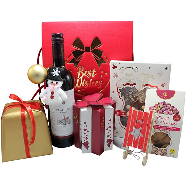 Cos Cadou LUXURY BASCKETS Best Wishes 6BW1