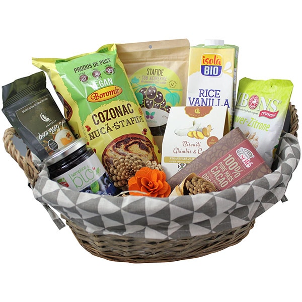 Cos cadou LUXURY BASKETS Gourmet Vegan