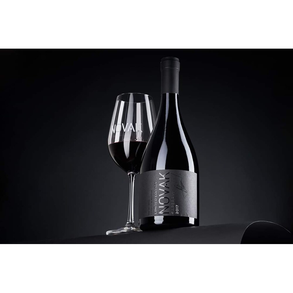 Vin rosu sec Vinaria Novak Black Saperavi 2017, 0.75L