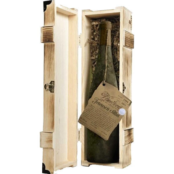 Vin alb dulce Cramele Cotnari Vinoteca 1994, Feteasca Alba, 0.75L, Cutie Lemn