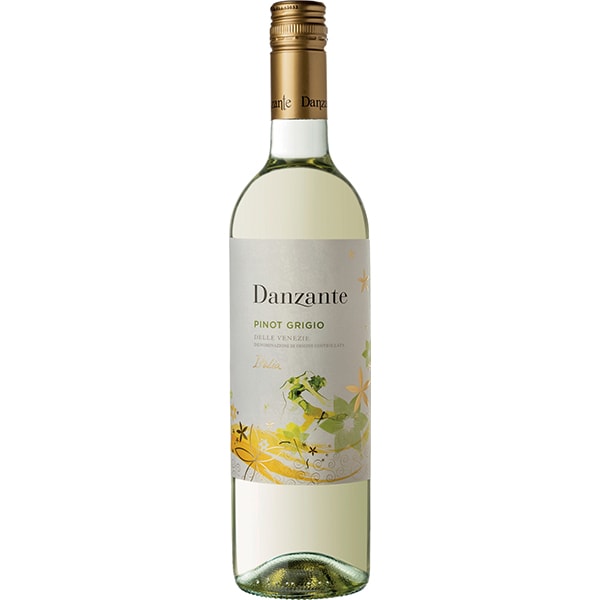 Vin alb sec Danzante Pinot Grigio Delle Venezie DOC, 0.75L