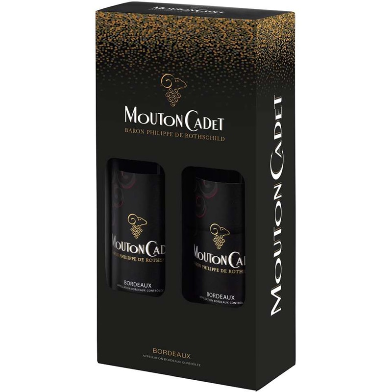 Vin rosu sec Mouton Cadet Rothschild 2018, 2 sticle x 0.75L