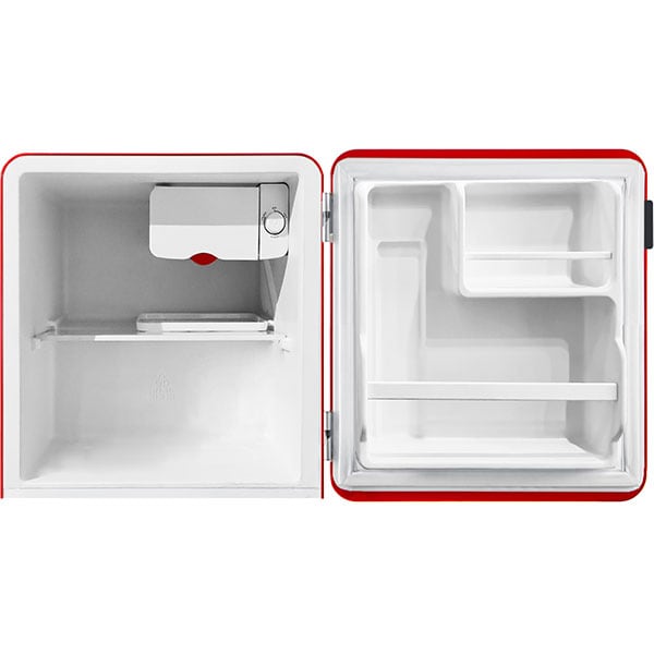 Frigider minibar VORTEX VM5SRD04M, 47 l, H 50 cm, Clasa F, rosu