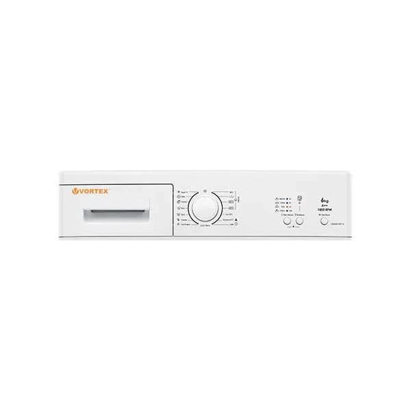 Masina de spalat rufe frontala VORTEX VMA61001V, 6 kg, 1000rpm, Clasa D, alb