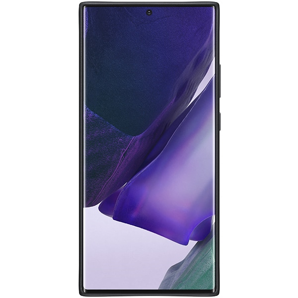 Carcasa Leather Cover pentru SAMSUNG Galaxy Note 20 Ultra, EF-VN985LBEGEU, piele naturala, Black