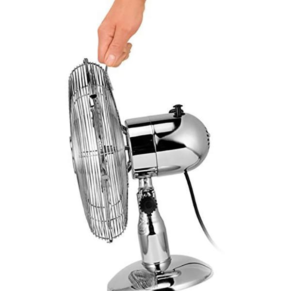 Ventilator de birou UNOLD U86830, 3 trepte viteza, 35W, argintiu 