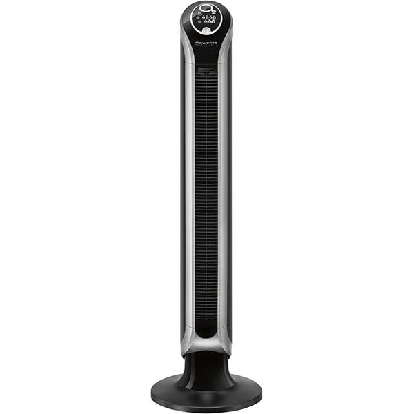 Ventilator turn ROWENTA Eole Infinite VU6670F0, 40W, 3 trepte viteza, negru-gri