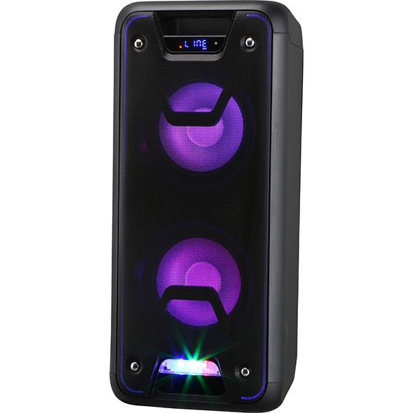 Boxa portabila cu microfon Wireless VORTEX VO2602, Bluetooth, USB, Radio FM, negru