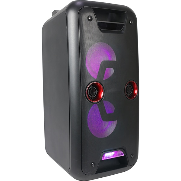 Boxa portabila cu microfon Wireless VORTEX VO2603, Bluetooth, USB, Radio FM, negru
