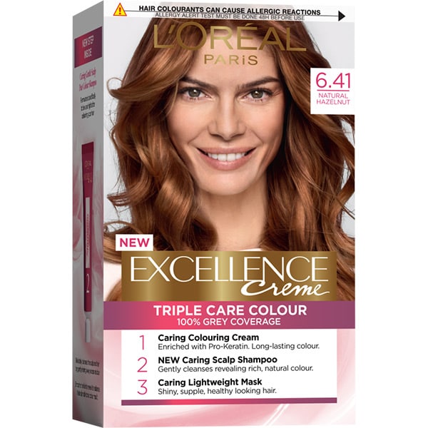 Vopsea de par L'OREAL Paris Excellence, 6.41 Maro Aluna, 182ml