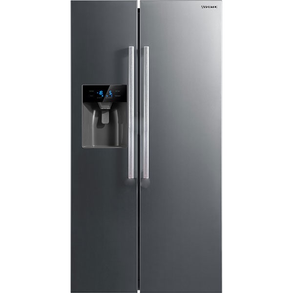Side By Side VORTEX VS52NSS01M, No Frost, 520 l, H 176.5 cm, Clasa E, argintiu