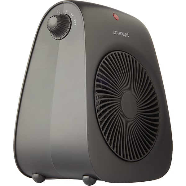 Aeroterma CONCEPT VT7041, 2 trepte viteza, 2000W, negru