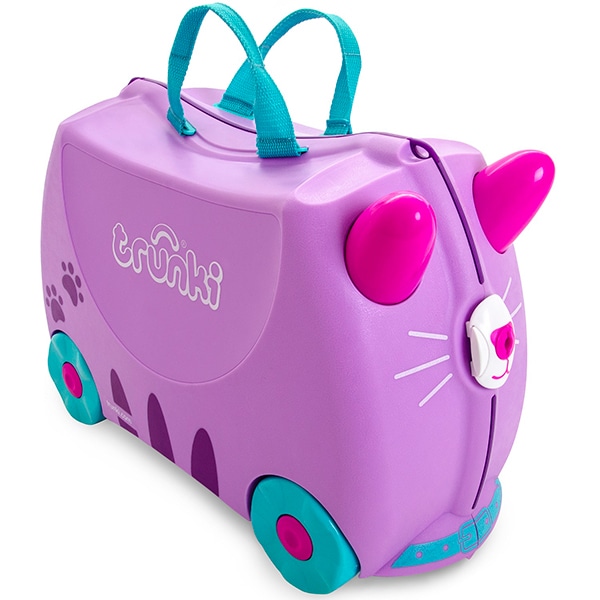 Troler copii TRUNKI Cassie Pisicuta, 46 cm, mov