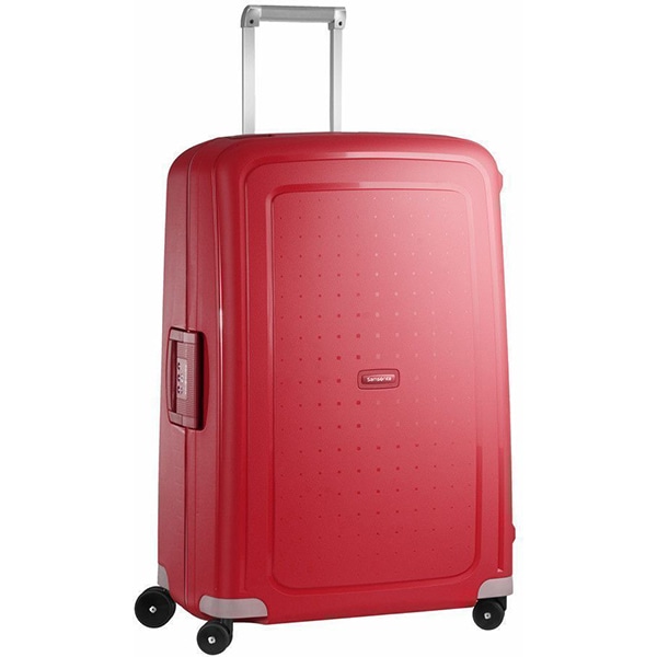 Troler SAMSONITE Spinner S'Cure, 81 cm, rosu