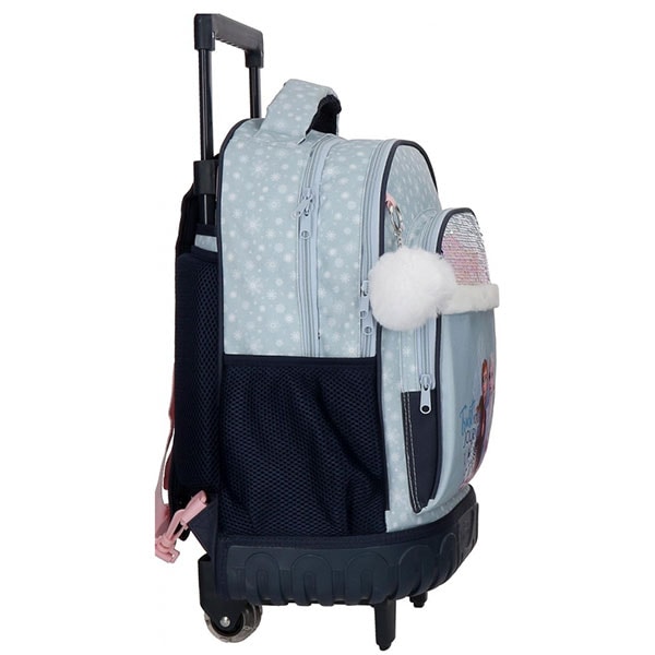 Ghiozdan cu troler DISNEY Frozen Trust Your Journey 25429.61, albastru