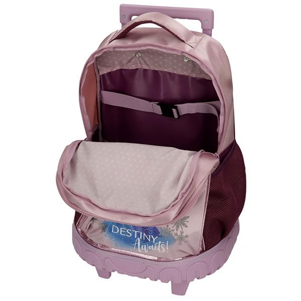 Ghiozdan cu troler DISNEY Frozen Destiny Awaits 25529.61, roz-mov