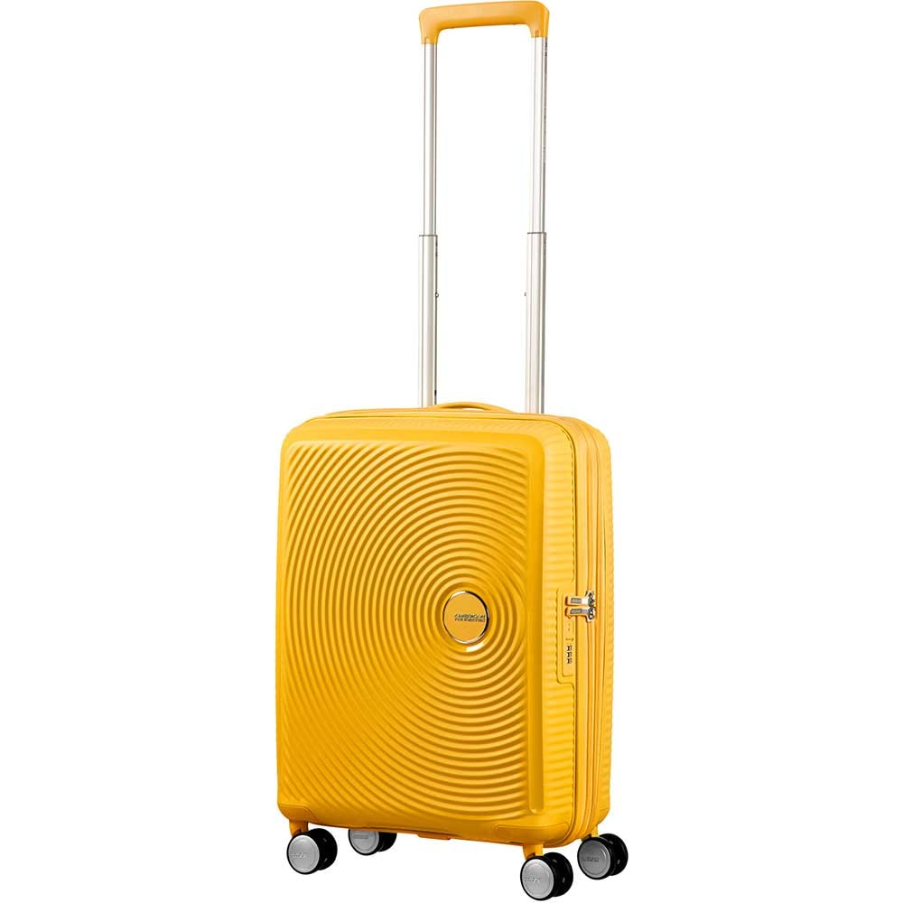 Troler AMERICAN TOURISTER Soundbox, 55 cm, galben