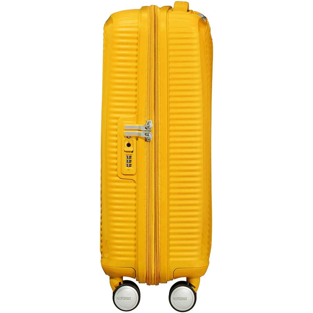 Troler AMERICAN TOURISTER Soundbox, 55 cm, galben