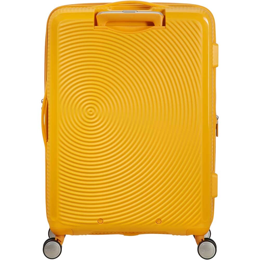 Troler AMERICAN TOURISTER Soundbox, 67 cm, galben