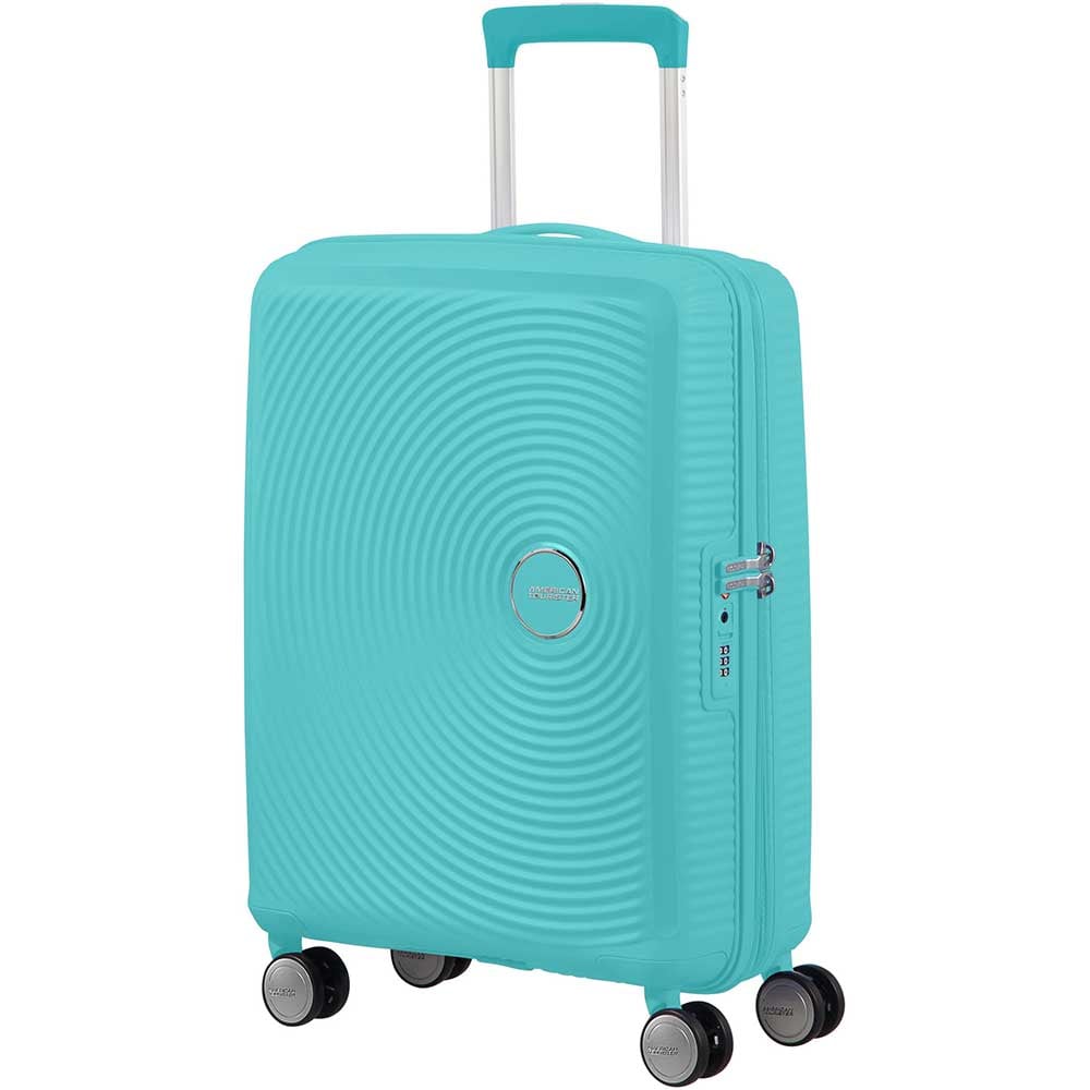 Troler AMERICAN TOURISTER Soundbox, 55 cm, albastru