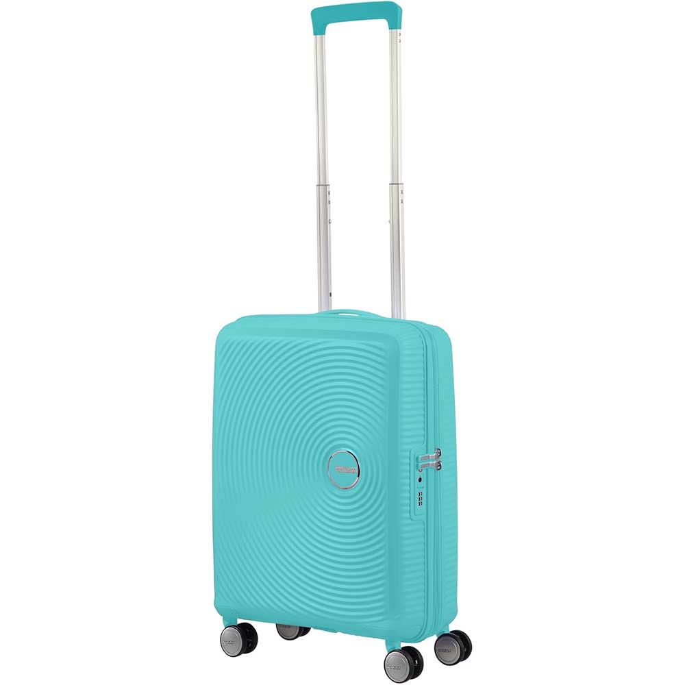 Troler AMERICAN TOURISTER Soundbox, 55 cm, albastru