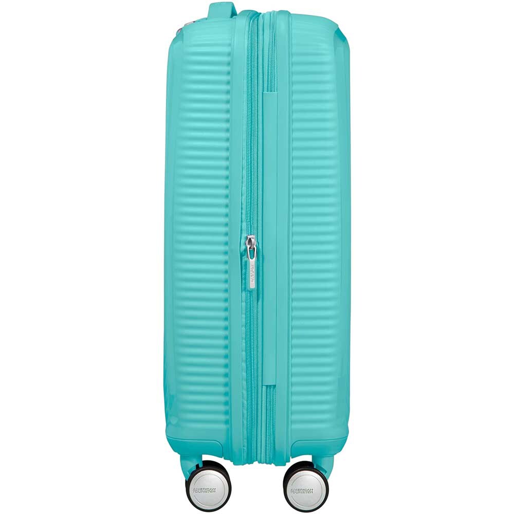 Troler AMERICAN TOURISTER Soundbox, 55 cm, albastru